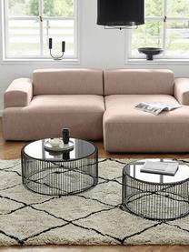 Ecksofa Melva (3-Sitzer), Bezug: 100% Polyester Der hochwe, Gestell: Massives Kiefernholz, FSC, Webstoff Nougat, B 239 x T 143 cm, Eckteil rechts