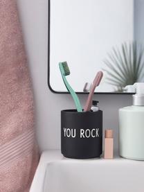 Taza con frase de diseño Favourite YOU ROCK, Porcelana fina de hueso (porcelana)
Fine Bone China es una pasta de porcelana fosfática que se caracteriza por su brillo radiante y translúcido., Negro (You rock), Ø 8 x Al 9 cm, 250 ml