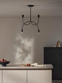 Plafón Bea, Estructura: metal con pintura en polv, Negro, An 49 x Al 69 cm