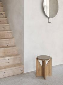 Stolik pomocniczy z drewna dębowego Future, Lite drewno dębowe, Drewno dębowe, Ø 36 x W 42 cm