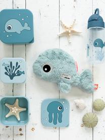 Lunchboxset voor kinderen Sea Friends, 3-delig, Kunststof, Blauwtinten, Set met verschillende formaten