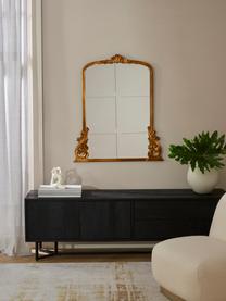 Barock-Wandspiegel Fabricio, Rahmen: Mitteldichte Holzfaserpla, Rückseite: Mitteldichte Holzfaserpla, Spiegelfläche: Spiegelglas, Goldfarben, B 85 x H 100 cm