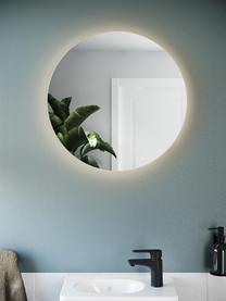 Miroir de salle de bains avec éclairage LED Nesta, Transparent, Ø 60 cm