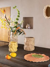 Servírovací talíř Shellegance, D 31 cm, Glazovaná kamenina, Růžová, oranžová, Š 31 cm, H 28 cm