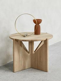 Runder Couchtisch Future aus Eichenholz, Massives Eichenholz, FSC-zertifiziert, Eichenholz, Ø 78 cm