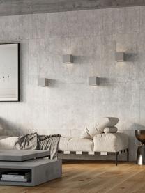 Foco artesanal de cemento Leo, Pantalla: cemento, Gris claro, blanco, An 12 x Al 12 cm