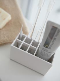 Porte-brosse à dents Mist, Plastique, Blanc, larg. 11 x prof. 7 cm