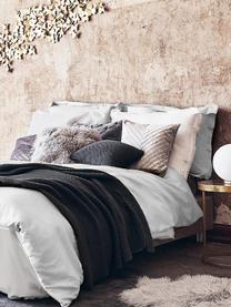 Baumwollsatin-Bettdeckenbezug Premium, Webart: Satin Fadendichte 400 TC,, Hellgrau, B 200 x L 200 cm