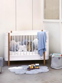 Tappeto per bambini tessuto a mano Dream, Retro: 100% cotone, Azzurro, bianco, Larg. 70 x Lung. 100 cm (taglia XS)