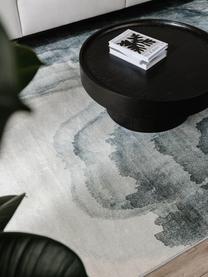 Koberec s nízkym vlasom Mara, 100 % polyester, Odtiene sivej, biela, Š 80 x D 150 cm (veľkosť XS)