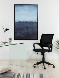 Sedia da scrivania Rail, regolabile in altezza, Piedini: metallo, verniciato, Ruote: plastica (poliuretano), Nero, Larg. 63 x Prof. 63 cm
