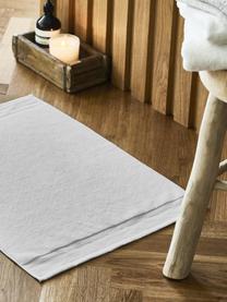Tapis de bain antidérapant en coton bio Premium, 100 % coton bio certifié GOTS (GCL International, GCL-300517)
Qualité supérieure 750 g/m²

Le matériau est certifié STANDARD 100 OEKO-TEX®, ISO25189577 OETI, Gris clair, larg. 50 x long. 70 cm