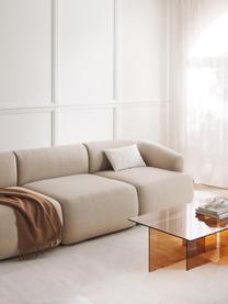 Modulo centrale Sofia, Rivestimento: Teddy (100% polipropilene, Struttura: abete rosso, truciolare, , Tessuto beige, Larg. 87 x Prof. 103 cm