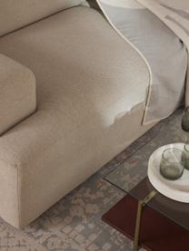 Canapé d'angle XL Melva, Tissu beige clair, larg. 458 x prof. 220 cm