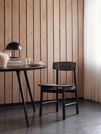 Sedia in legno fatta a mano Consciouos, Struttura: legno di quercia certific, Antracite, nero, Larg. 47 x Prof. 47 cm