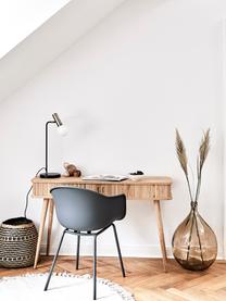 Dřevěný konzolový stolek s úložným prostorem Barbier, Jasanové dřevo, Š 120 cm, H 35 cm