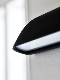Applique murale LED design Front, Noir, larg. 36 x haut. 7 cm