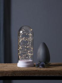 Décoration lumineuse Kupol, Blanc, transparent, Ø 11 x haut. 25 cm