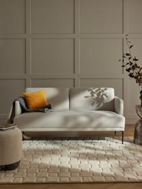 Sofa Fluente (2-Sitzer), Bezug: 80% Polyester, 20% Ramie , Gestell: Massives Kiefernholz, FSC, Webstoff Hellbeige, B 166 x T 85 cm