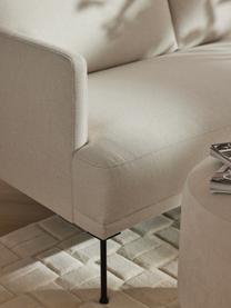 Sofa Fluente (2-Sitzer), Bezug: 80% Polyester, 20% Ramie , Gestell: Massives Kiefernholz, FSC, Webstoff Hellbeige, B 166 x T 85 cm