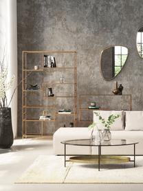 Metall-Regal Loft, Gestell: Metall, pulverbeschichtet, Goldfarben, B 115 x H 195 cm