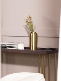Vaso decorativo Simply, Metallo rivestito, Dorato, Ø 8 x Alt. 19 cm