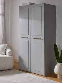 Modulárna šatníková skriňa Charlotte, šírka 100 cm, niekoľko variantov, Sivá, Basic, Š 100 x V 200 cm
