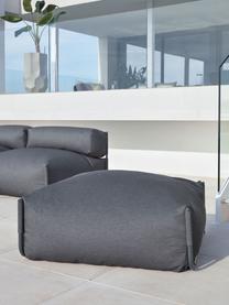 Outdoor-Pouf Square, Bezug: Polyester, Polypropylen, , Gestell: Aluminium, lackiert, Schwarz, B 101 x T 101 cm