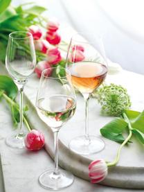 Kristall-Champagnergläser Exquisit, 6 Stück, Kristallglas, Transparent, Ø 7 x H 25 cm, 265 ml