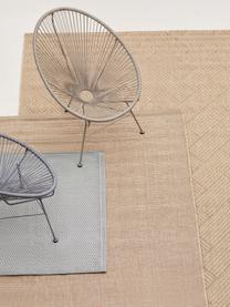 Loungesessel Bahia aus Kunststoff-Geflecht, Sitzfläche: Kunststoff, Gestell: Metall, pulverbeschichtet, Taupe, B 81 x T 73 cm