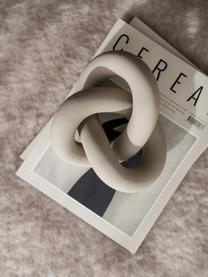 Deko-Objekt Knot aus Keramik, Keramik, Greige, matt, B 19 x H 9 cm