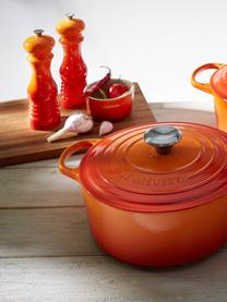 Mlýnek na pepř s keramickým mechanismem Creuset, Červená, oranžová, lesklá, Ø 6 cm, V 21 cm