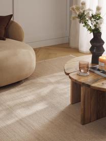 Ručně tkaný vlněný koberec Amaro, Světle béžová, Š 80 cm, D 150 cm (velikost XS)