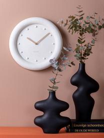 Váza v organickém tvaru Organic Curves, Polyresin, Černá, Š 18 cm, V 21 cm