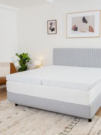 Vrchní matrace z viskoelastické paměťové pěny Pro Plus SmartCool Firm, Bílá, Š 80 cm, D 200 cm