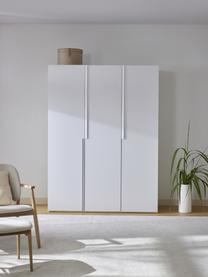 Modularer Drehtürenschrank Leon, 150 cm Breite, mehrere Varianten, Korpus: Spanplatte, FSC-zertifizi, Weiß, Premium Interior, B 150 x H 200 cm