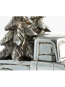 Dekoracja Car, Poliresing, Odcienie srebrnego, S 14 x W 14 cm