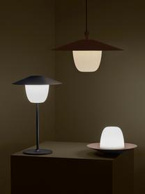 Lampe d'extérieur LED mobile à suspendre ou à poser Ani, Noir, blanc, Ø 22 x haut. 33 cm