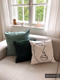 Housse de coussin verte sauge Mads, Vert sauge