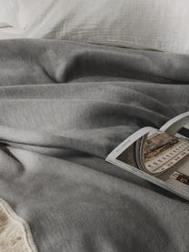Coperta in cotone con finitura a frange Alya, 100% cotone

Il materiale utilizzato in questo prodotto è testato per le sostanze nocive e certificato secondo lo STANDARD 100 by OEKO-TEX®, 6457CIT, CITEVE., Grigio chiaro, Larg. 125 x Lung. 170 cm