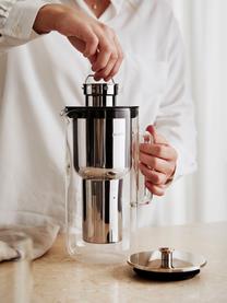 Waterfilterkaraf Purifier, 2,4 L, Deksel: roestvrij staal, BPA-vrij, Zilverkleurig, transparant, Set met verschillende formaten