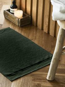 Tapis de bain antidérapant en coton bio Premium, 100 % coton bio certifié GOTS (par GCL International, GCL-300517)
Qualité supérieure 750 g/m², Vert foncé, larg. 50 x long. 70 cm