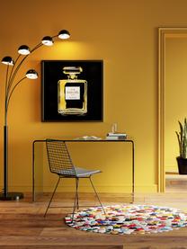 Bureau en verre Club, Verre, Transparent, larg. 125 x prof. 60 cm