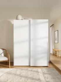 Leon modulaire schuifdeurkast, 150 cm breed, diverse varianten, Wit, Klassiek interieur, B 150 x H 200 cm