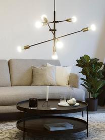 Lampa wisząca Venja, Czarny, odcienie mosiądzu, Ø 84 x W 195 cm