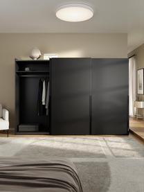 Armadio componibile con ante battenti Leon, larg. 300 cm, diverse varianti, Nero, Interno Premium, larg. 300 x alt. 236 cm