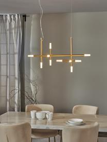 Grote LED hanglamp Gratia, Goudkleurig, wit, B 90 x H 50 cm