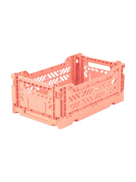 Malý skládací box Salmon, Umělá hmota, Lososová, Š 27 cm, V 11 cm