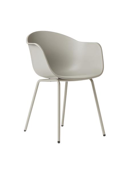 Krzesło ogrodowe Claire, Nogi: metal malowany proszkowo, Szary, S 60 x G 54 cm