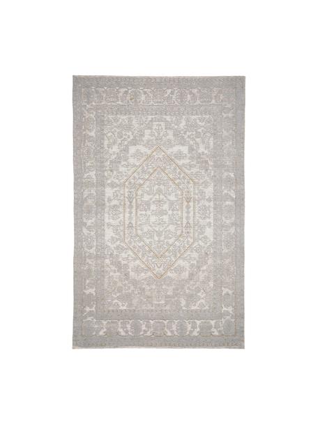 Ručně tkaný žinylkový koberec ve vintage stylu Magalie, 95 % bavlněná žinylka, 5 % polyester, Odstíny šedé a béžové, Š 120 cm, D 180 cm (velikost S)
